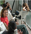 Pause im Freien  Pause im Freien