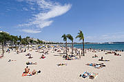 Strand von Juan les Pins