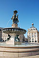 Brunnen auf der Place de la Bourse