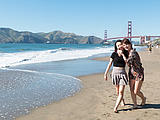 auf Baker Beach auf Baker Beach