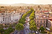 Blick auf die Ramblas