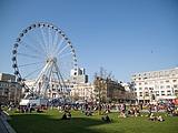 Piccadilly Gardens mit Riesenrad Piccadilly Gardens mit Riesenrad