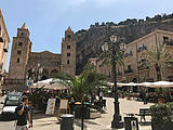 Dom mit Rocca di Cefalù Dom mit Rocca di Cefalù