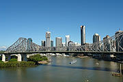 Brisbane River und Skyline