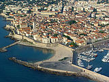 Antibes aus der Vogelschau