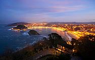 San Sebastian bei Nacht San Sebastian bei Nacht