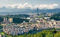 Blick auf Taipei 101 Blick auf Taipei 101